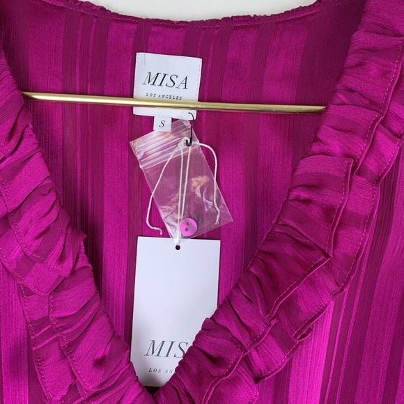 Misa Los Angeles Gabriella Dress In Fuchsia S OFFERS WELCOME - Picture 4 of 8